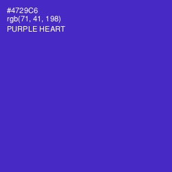 #4729C6 - Purple Heart Color Image
